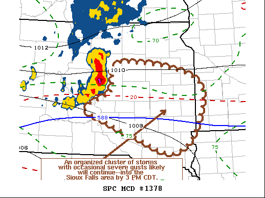 Mesoscale Discussion 1378