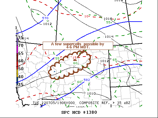 Mesoscale Discussion 1380