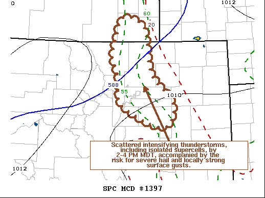 Mesoscale Discussion 1397