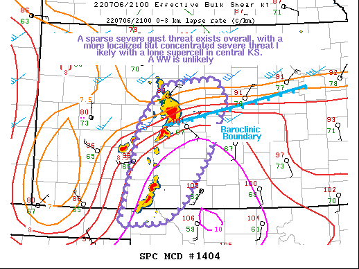 Mesoscale Discussion 1404