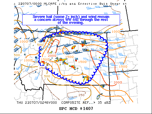 Mesoscale Discussion 1407