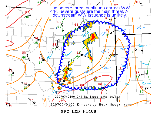 Mesoscale Discussion 1408