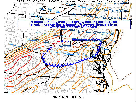 Mesoscale Discussion 1455