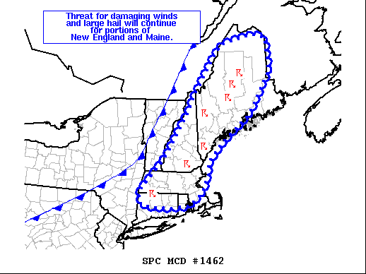 Mesoscale Discussion 1462