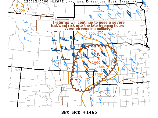 Mesoscale Discussion 1465