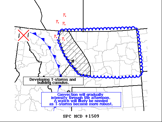 Mesoscale Discussion 1509