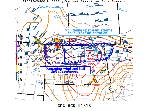 Mesoscale Discussion 1515