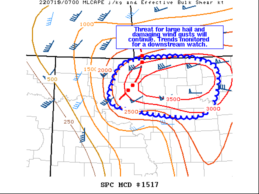 Mesoscale Discussion 1517