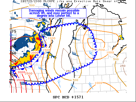 Mesoscale Discussion 1571