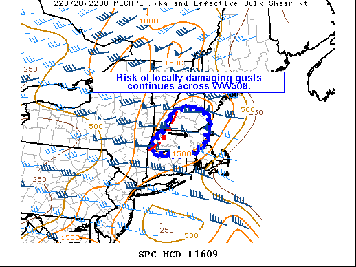 Mesoscale Discussion 1609
