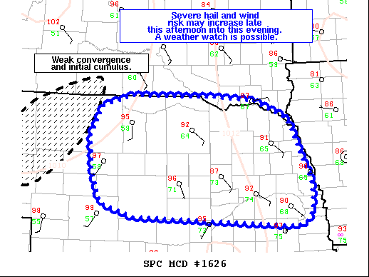 Mesoscale Discussion 1626