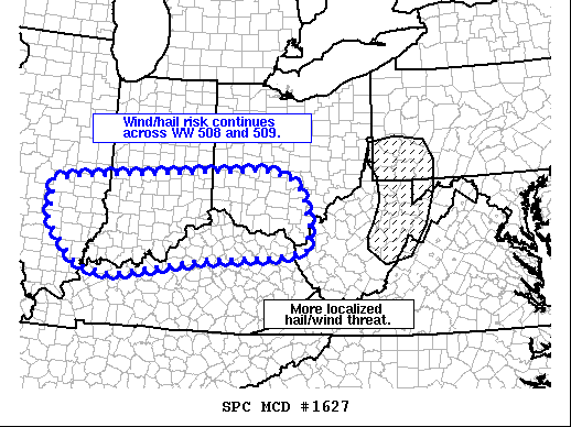 Mesoscale Discussion 1627