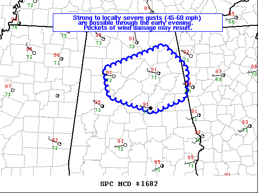 Mesoscale Discussion 1682