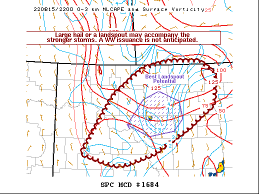 Mesoscale Discussion 1684