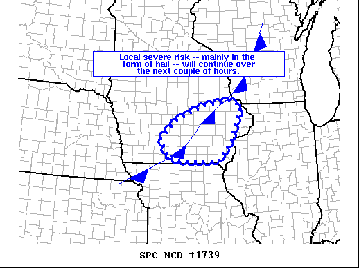 Mesoscale Discussion 1739