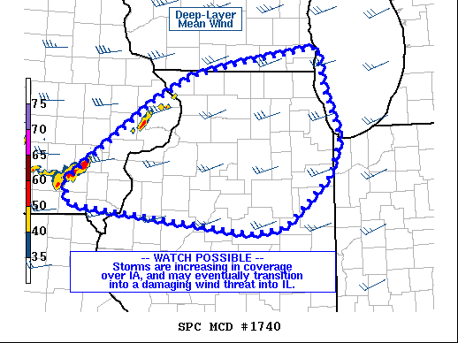 Mesoscale Discussion 1740
