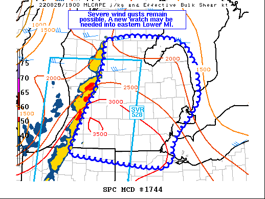 Mesoscale Discussion 1744