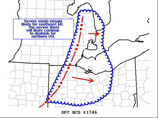 Mesoscale Discussion 1746