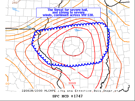 Mesoscale Discussion 1747