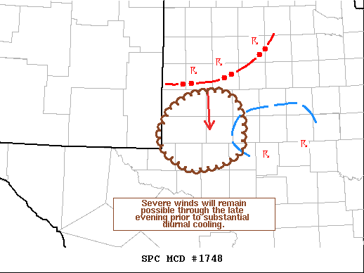 Mesoscale Discussion 1748