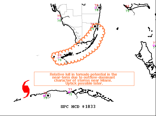 Mesoscale Discussion 1833
