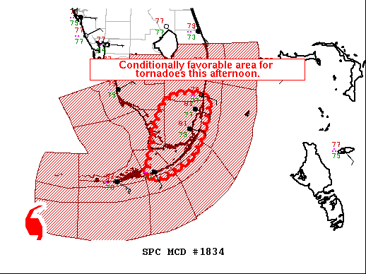 Mesoscale Discussion 1834