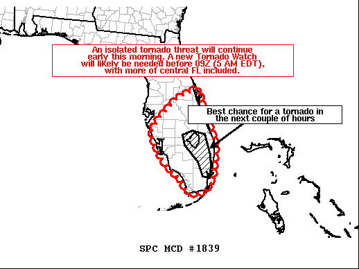 Mesoscale Discussion 1839