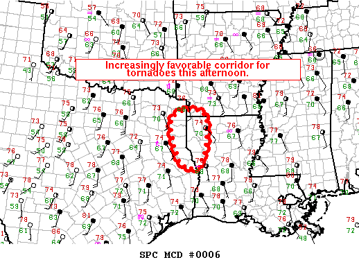Mesoscale Discussion 6