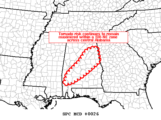 Mesoscale Discussion 26