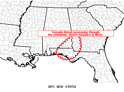 Mesoscale Discussion 56