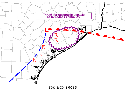 Mesoscale Discussion 95