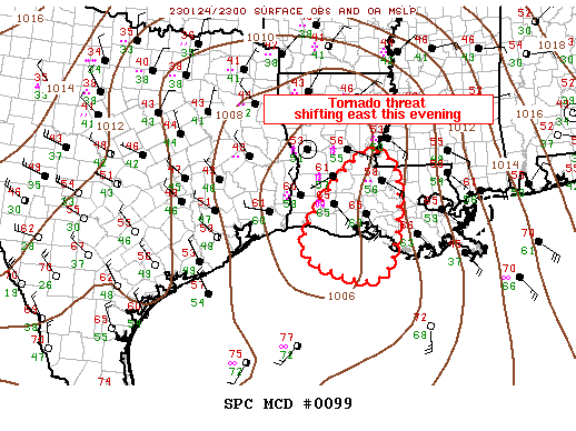 Mesoscale Discussion 99