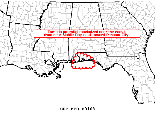 Mesoscale Discussion 103