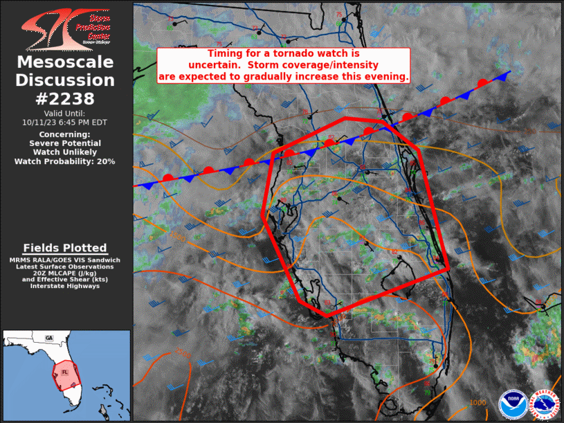 Mesoscale Discussion 2238