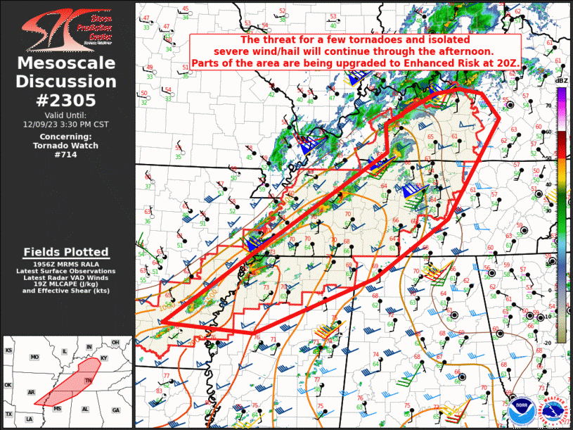 Mesoscale Discussion 2305