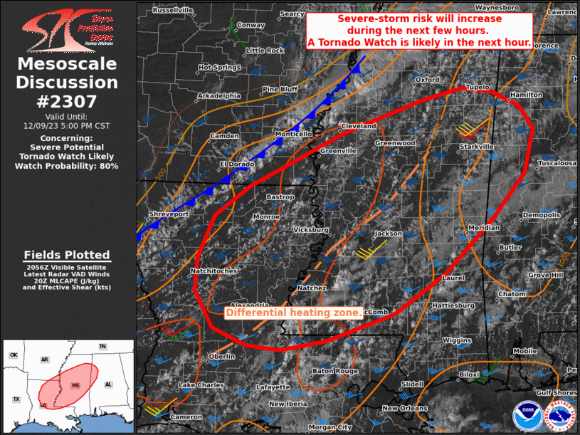 Mesoscale Discussion 2307