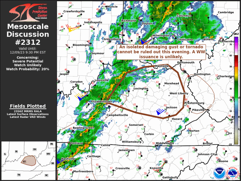 Mesoscale Discussion 2312