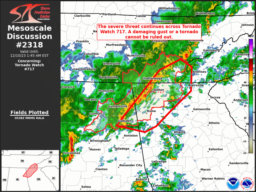 Mesoscale Discussion 2318