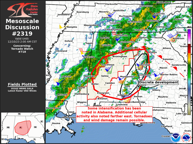 Mesoscale Discussion 2319