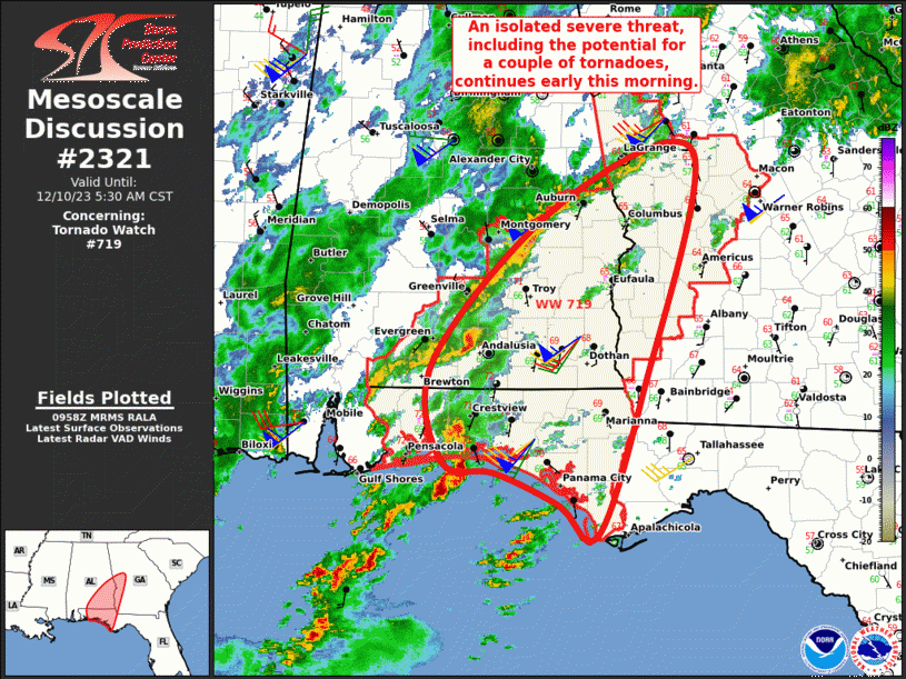 Mesoscale Discussion 2321