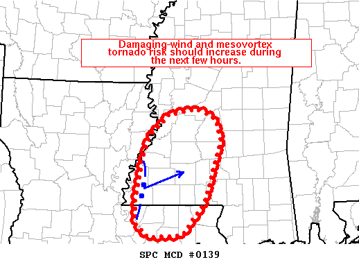 Mesoscale Discussion 139