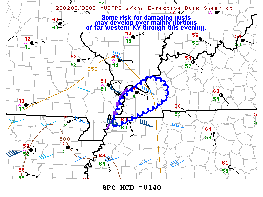Mesoscale Discussion 140