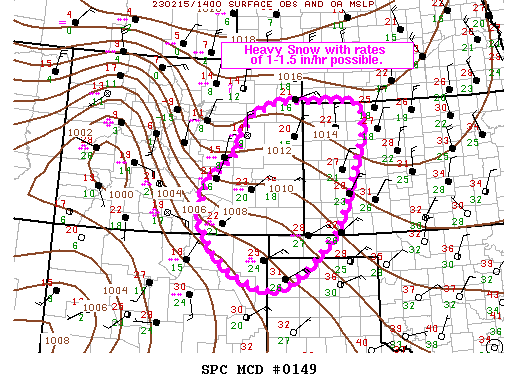 Mesoscale Discussion 149