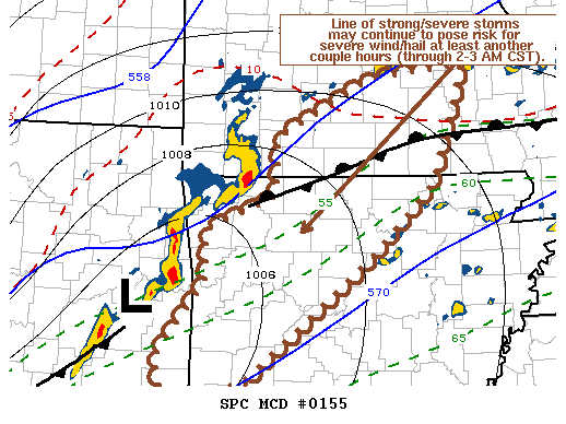 Mesoscale Discussion 155