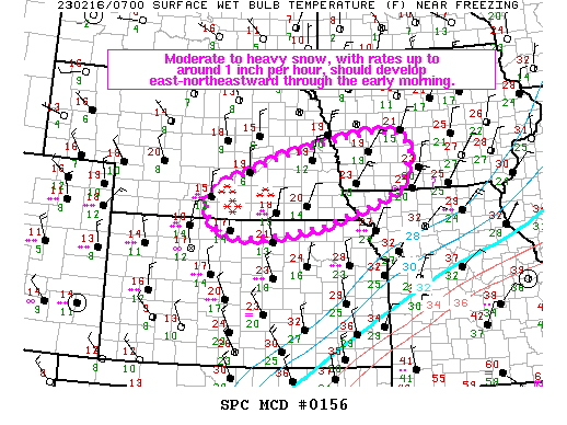 Mesoscale Discussion 156