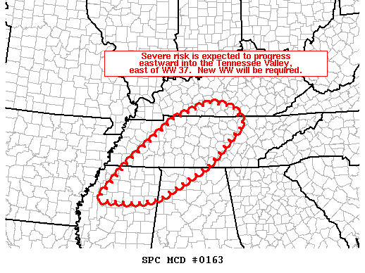 Mesoscale Discussion 163