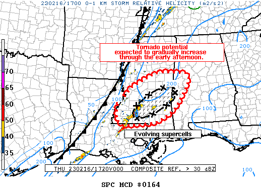 Mesoscale Discussion 164