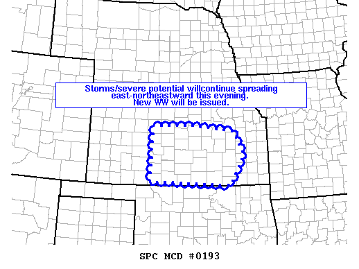 Mesoscale Discussion 193
