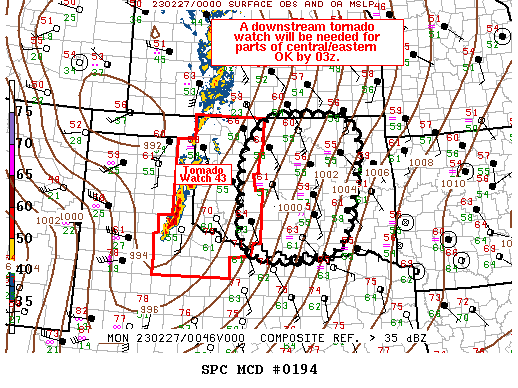 Mesoscale Discussion 194