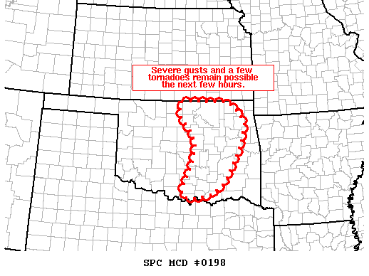 Mesoscale Discussion 198